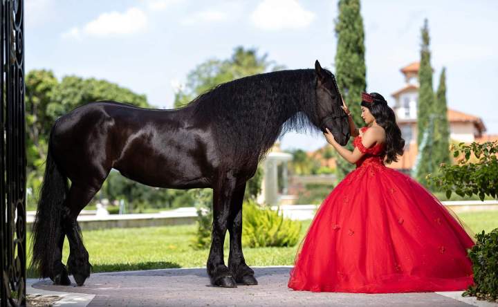 Fotos elegantes de quinceañera en Miami