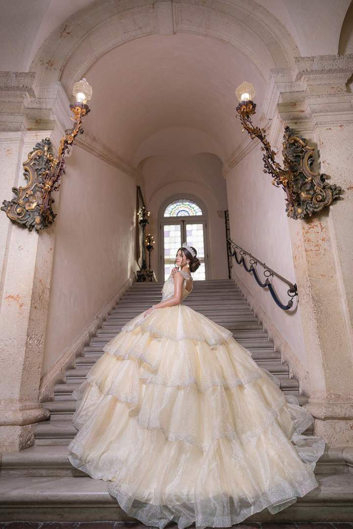 Fotografía de quinceañeras glamorosas en Miami